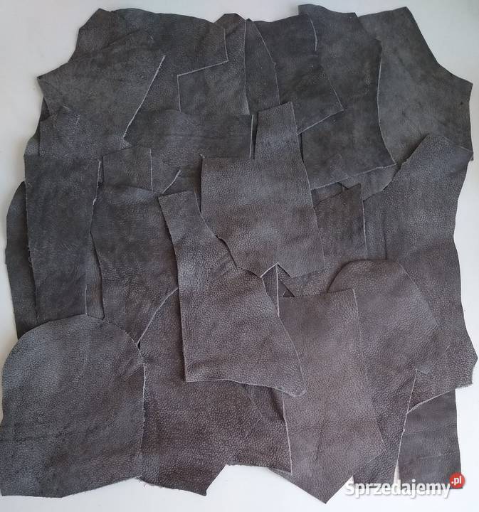 Skóra 606 g Naturalna Włoska Szary Postarzana pomorskie Gdańsk