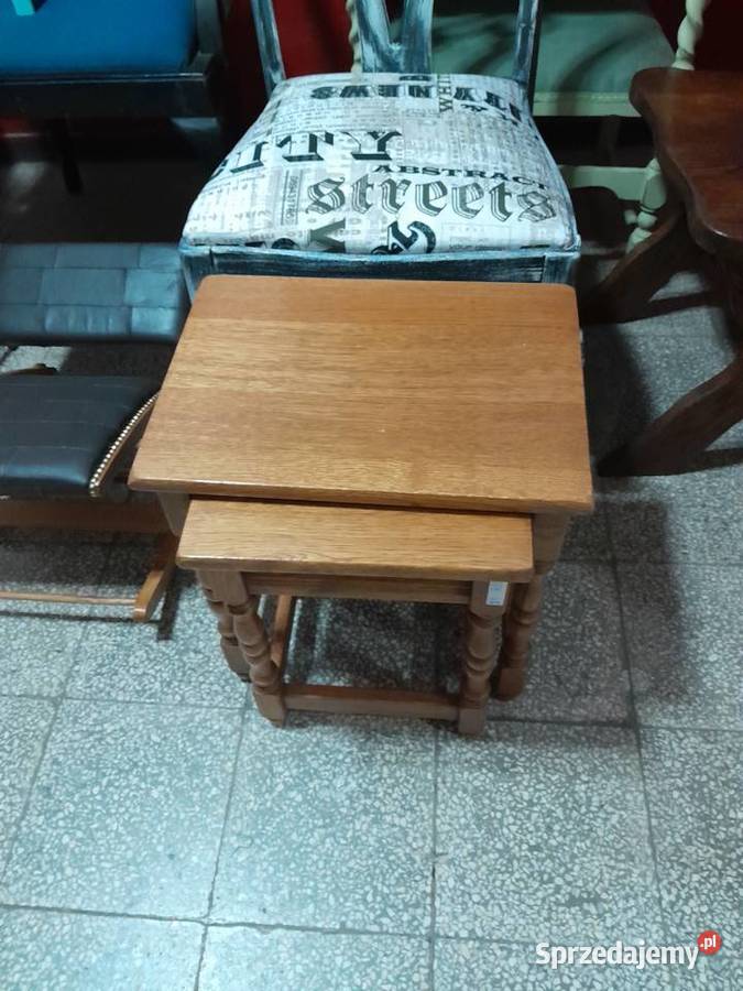 Stoliki dwojaki taboreciki Oleśnica
