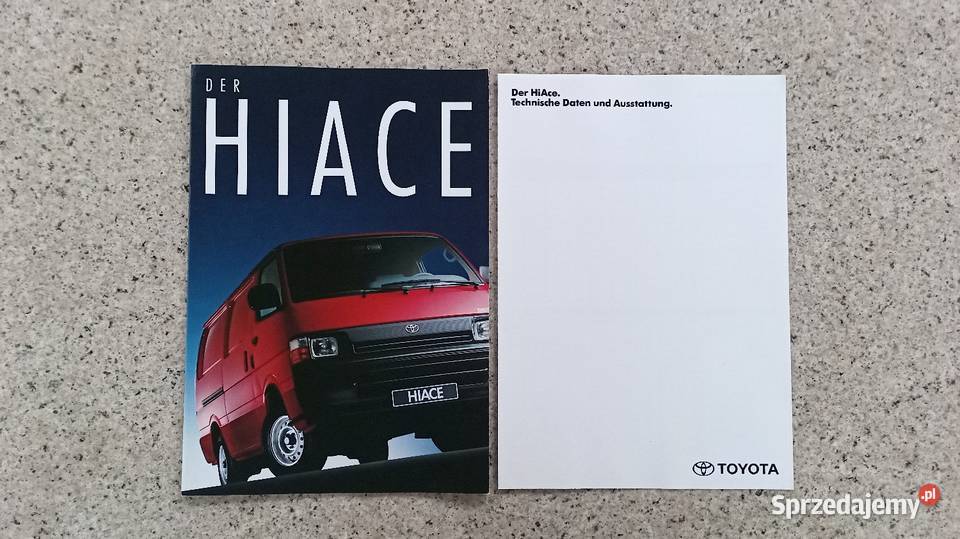 TOYOTA Hiace IV Prospekt śląskie sprzedam