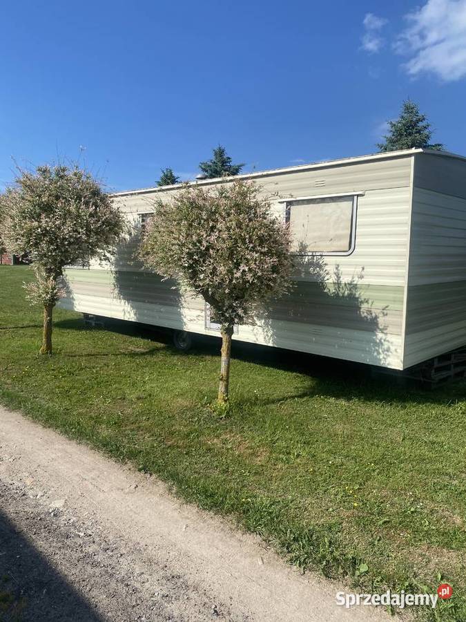 Domek holenderski angielski przyczepa kempingowa Niechorze
