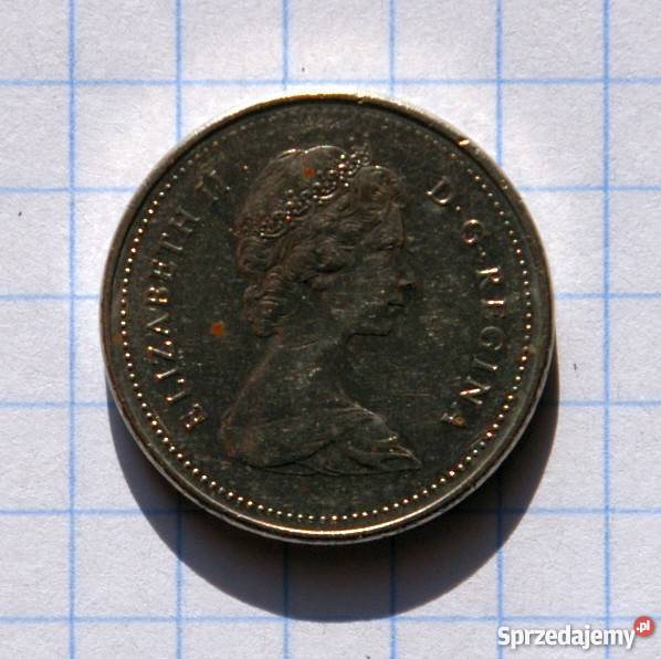 5 CENTÓW 5 CENTS 1984 KANADA Parczew