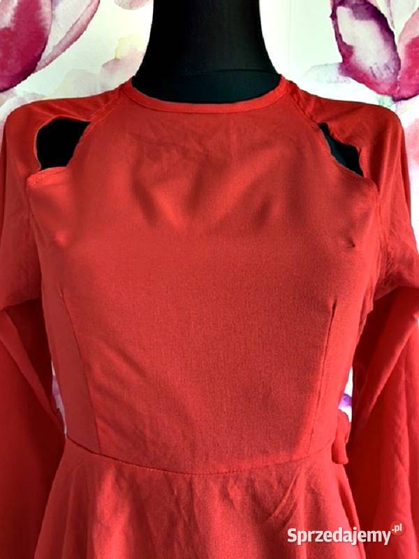 nasty gal sukienka elegancka odkryte plecy nowa