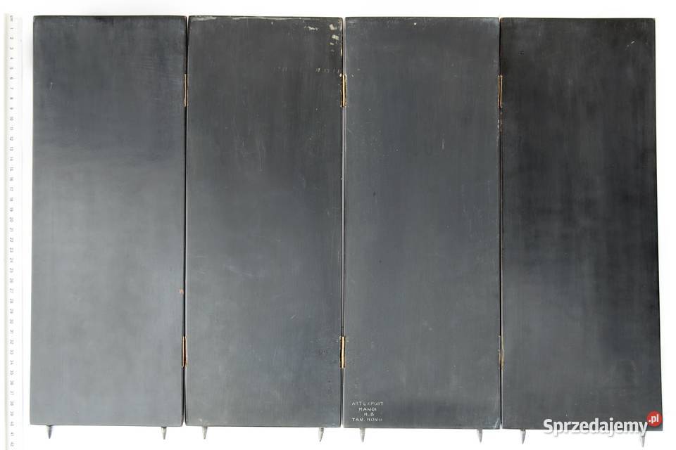 Parawan z laki chiński obraz pejzaż laka żurawie Lublin