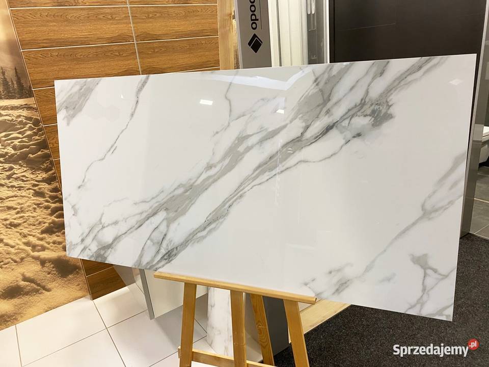 płytka 60x120 Carrara Marmur Lux połysk Zakopane