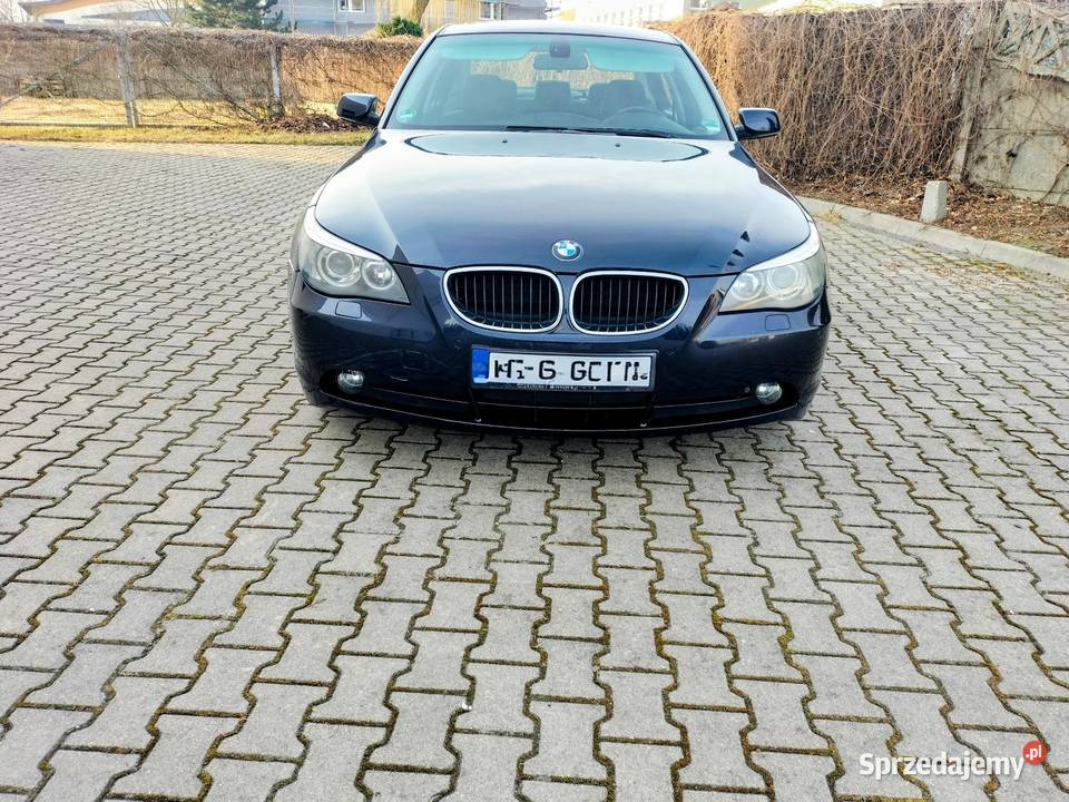 BMW E60 2005r m54b22 170szyberdach ładna podgrzewane fotele