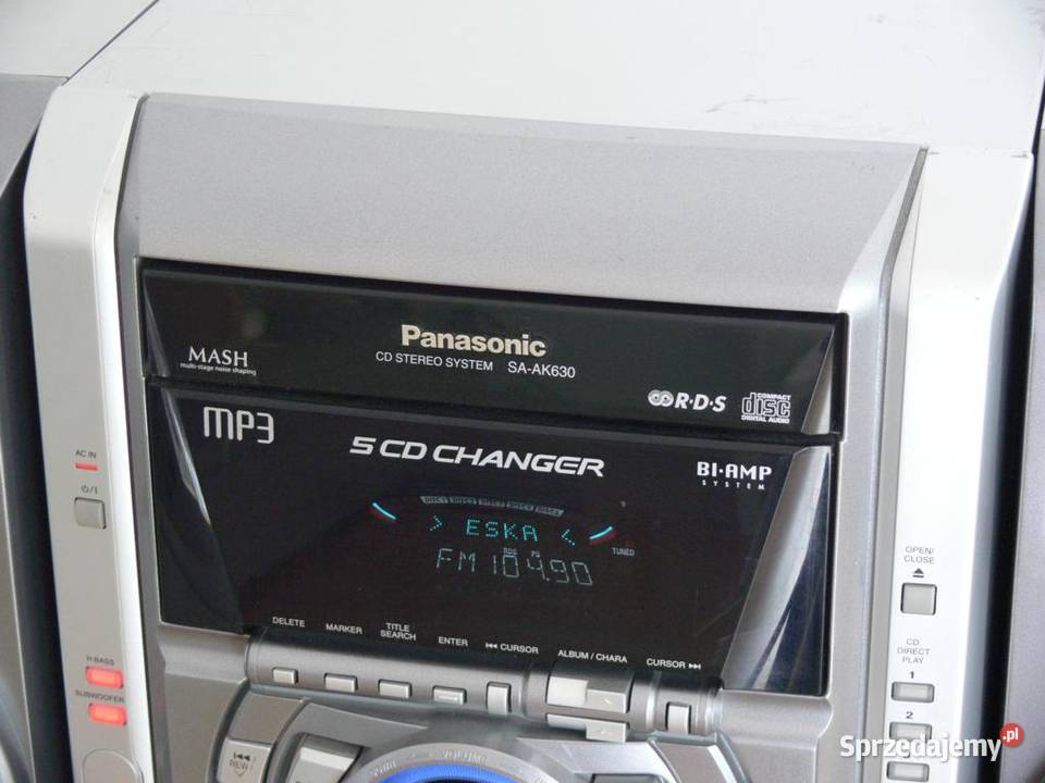 Wieża Panasonic SAAK630 kol sub sprawna WYSYŁKA podkarpackie Jasło