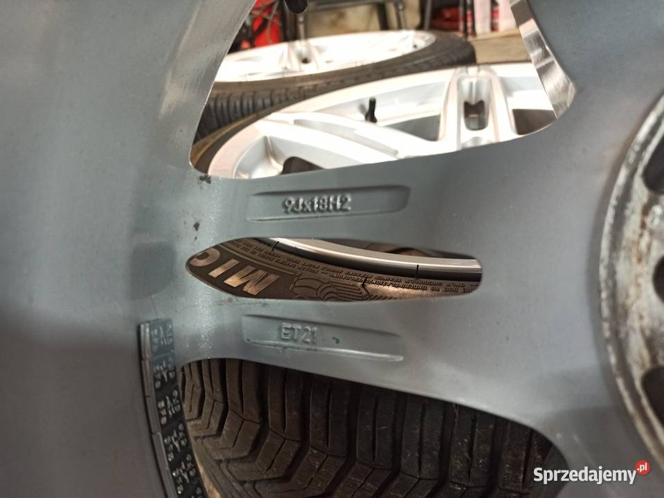 Alufelgi Audi 5x112 R18 Opony Zimowe Michelin