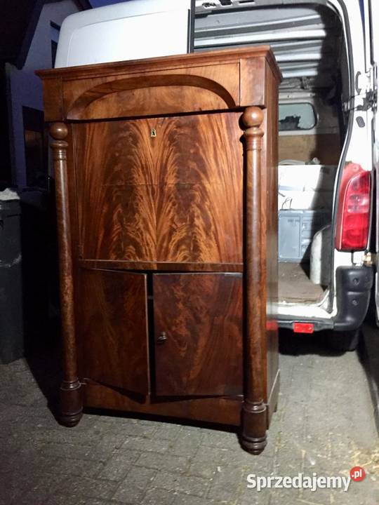 Sekretarzyk Biedermeier Mahon z Holandii