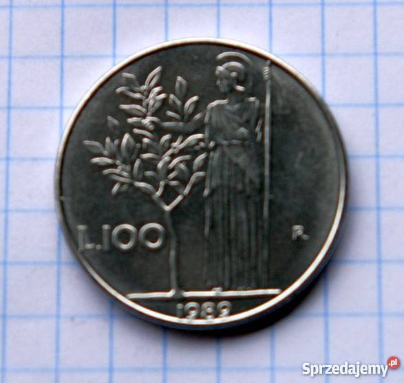 100 LIRÓW 1989 WŁOCHY Parczew sprzedam