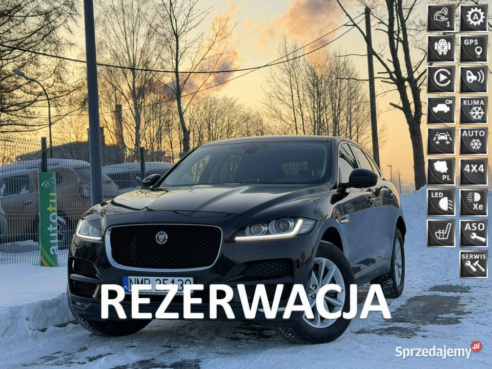 Jaguar FPACE 20 180 LED Automat 4x4 Nawigacja sprzedam