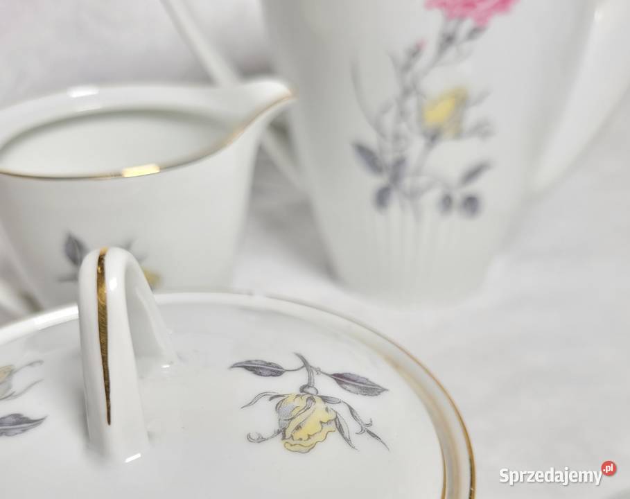 Zestaw kawowo herbaciany HC Czechosłowacja pomorskie Trąbki Wielkie