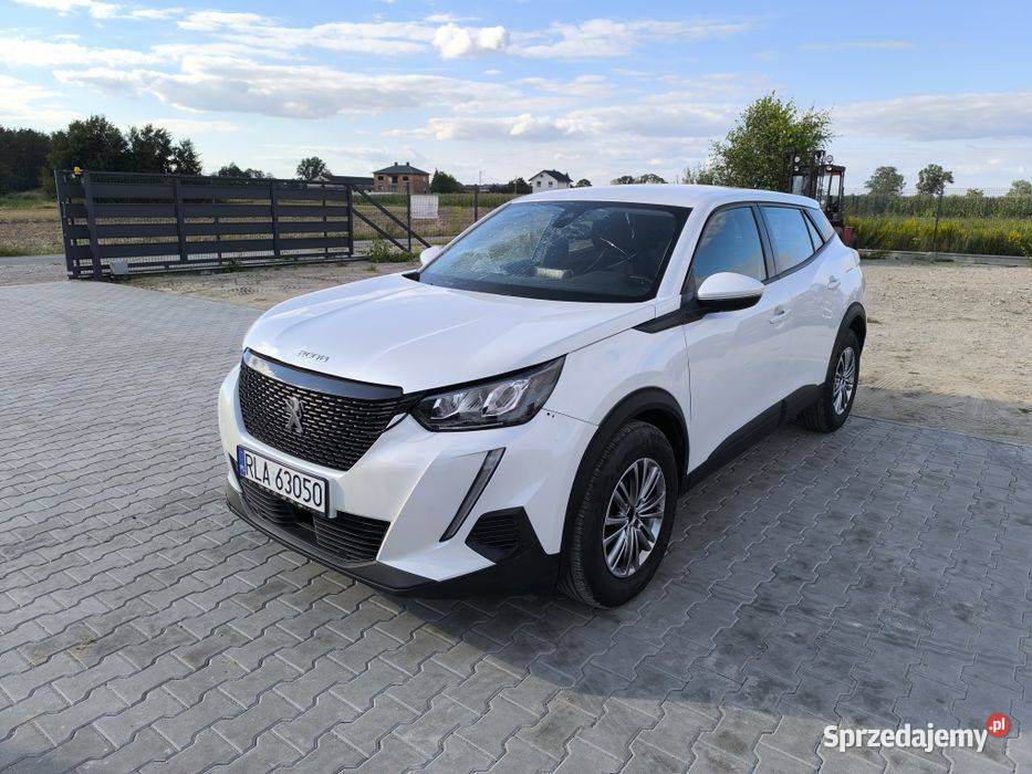 Peugeot 2008 2021r 12 mały przebieg uszkodzony VAT marża Ozorków