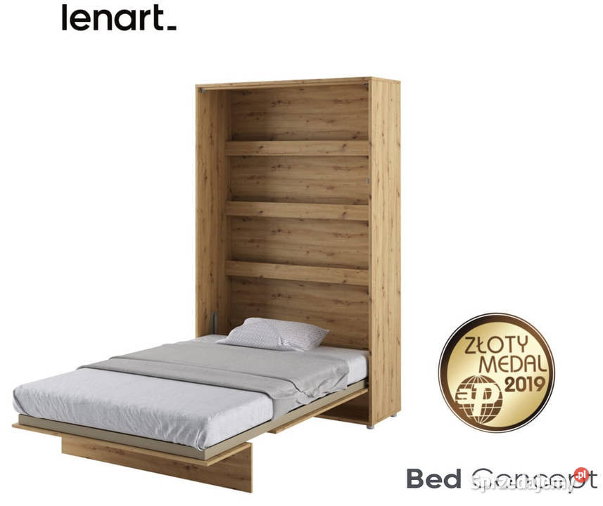 Półkotapczan Łóżko w Szafie BED CONCEPT 120x200 131cm dolnośląskie