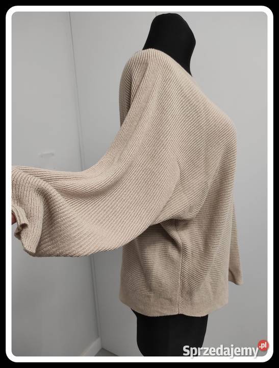 Everme rozmiar 40 L beżowy sweter Płock
