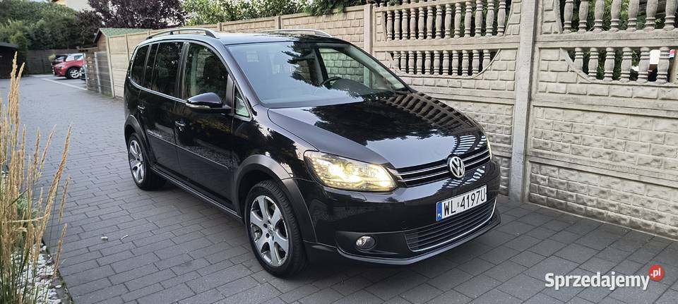 VW TOURAN CROSS DSG 7 osobowy BEZWYPADKOWY SKÓRY Touran Warszawa