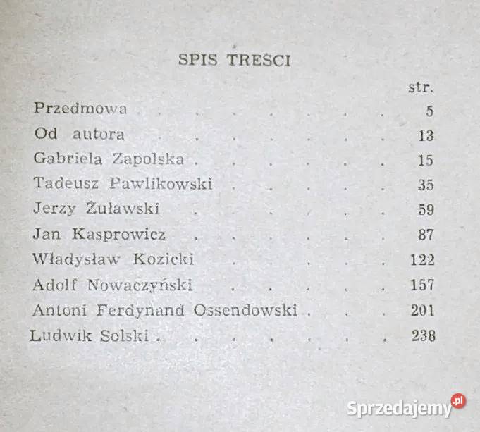 Zapolskiej do Solskiego Juliusz German