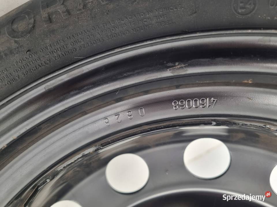 KOŁO DOJAZDOWE Audi Seat Vw Golf VI 12570 R16 Samochodowe Chełm