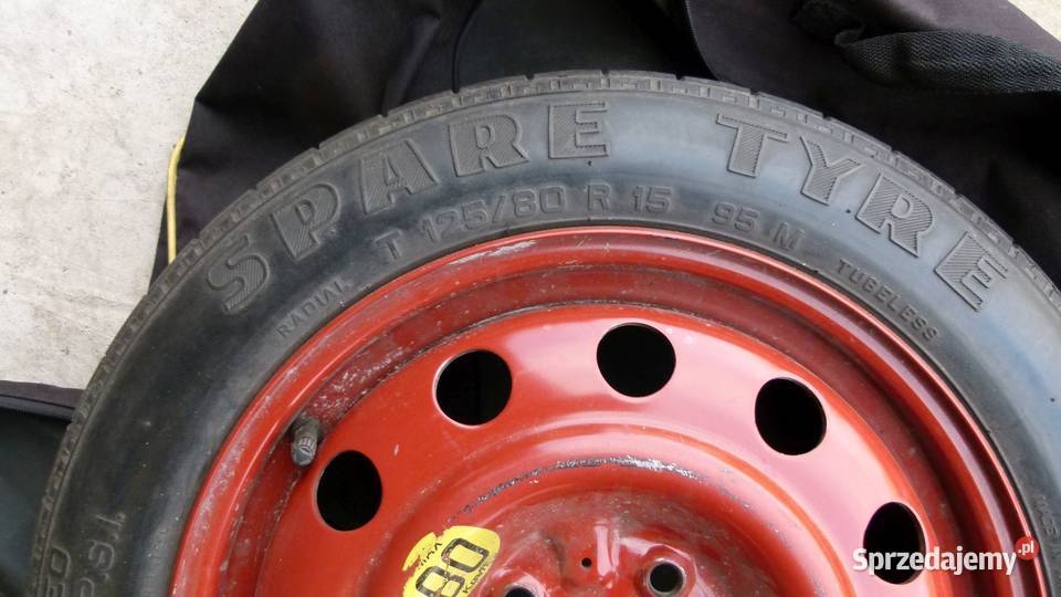 Koło zapasowe zjazdówka Pirelli 12580 R15 Fiat