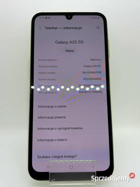 Smartfon Samsung Galaxy A25 6 GB 128 GB 5G żółty Elbląg