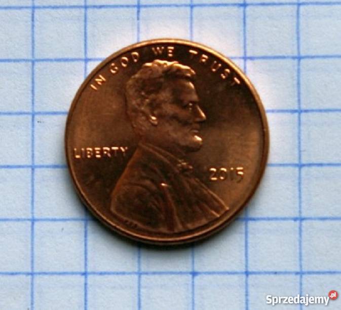 1 CENT ONE CENT 2015 USA Numizmatyka Piszczac