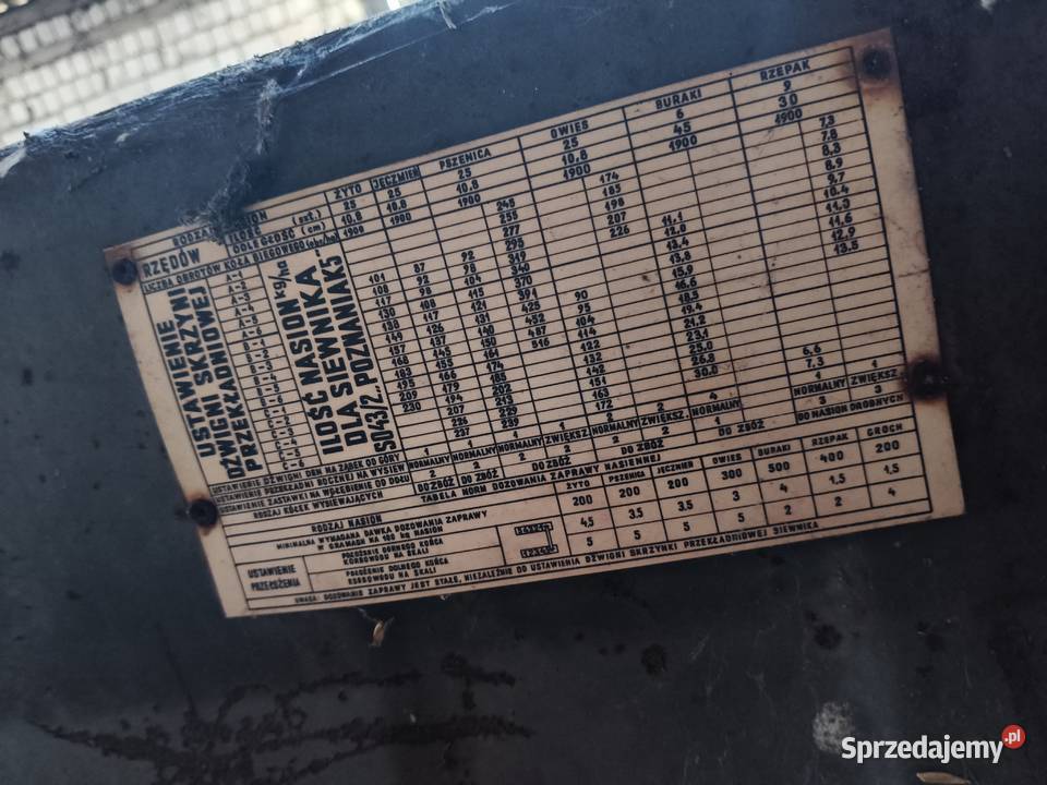 Sprzedam siewnik Poznaniak Broniewo sprzedam