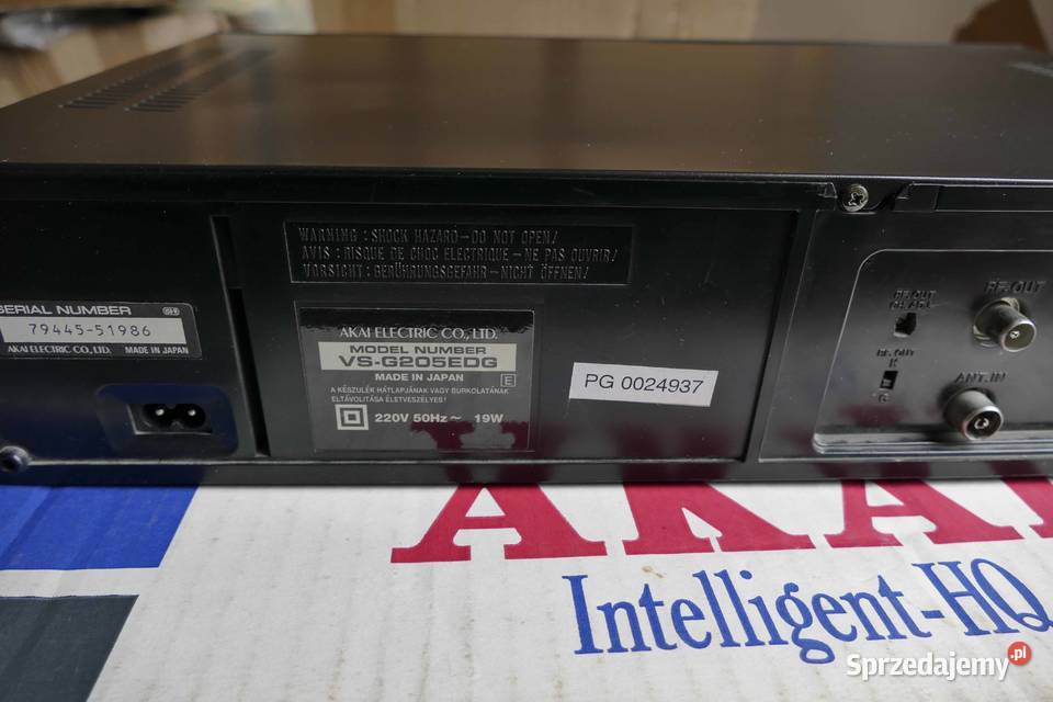 Magnetowid AKAI VS G205 1 Właściciel Pilot Przemków sprzedam