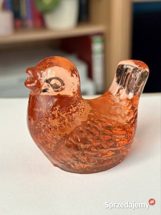 Przycisk do papieru Bohemia szkło rozalinowe Warszawa