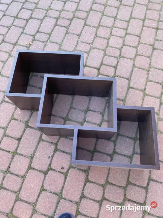 Półka wisząca czarna podkarpackie Groble