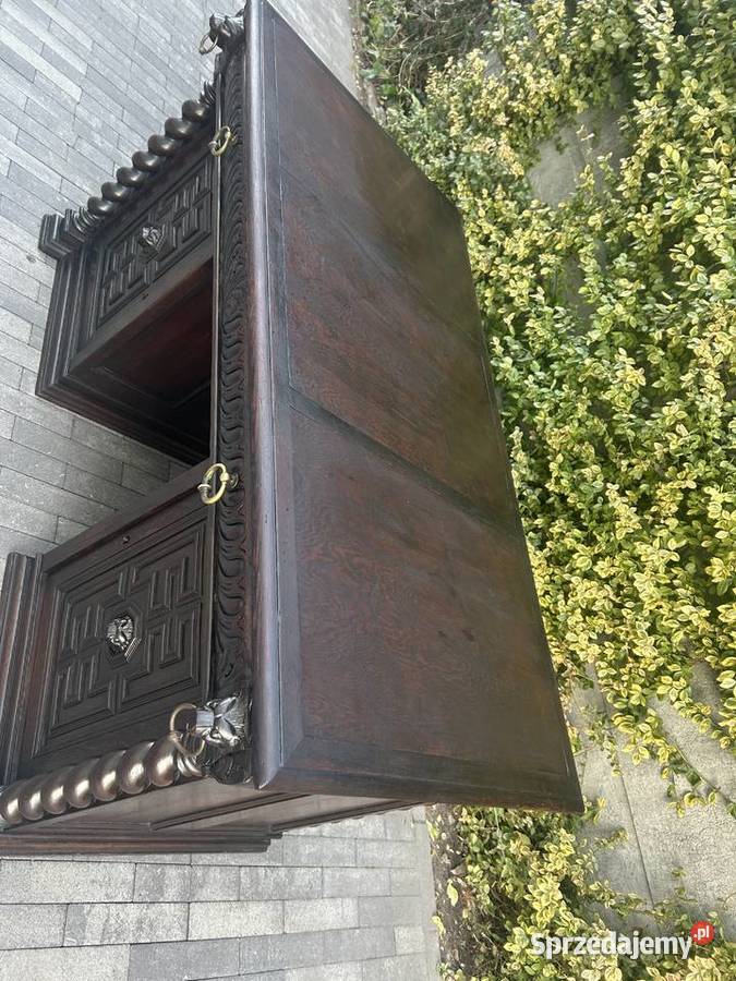 Dębowe biurko antyk Warszawa