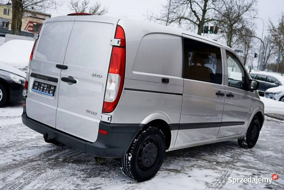 Mercedes Vito 22CDI Klima NAVI 5 osób 2009r diesel mazowieckie Płock
