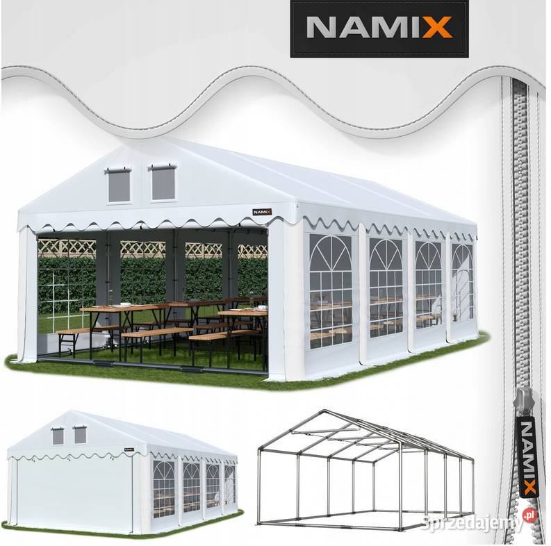 Namiot NAMIX GRAND 8x8 imprezowy ogrodowy RÓŻNE KOLORY