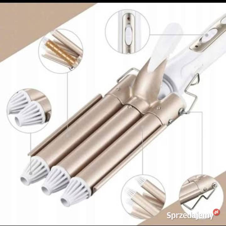 Falownica do włosów Lokówka Karbownica 2w1 Mikołów