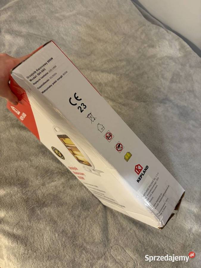 Grzejnik kwarcowy 800W Kepland