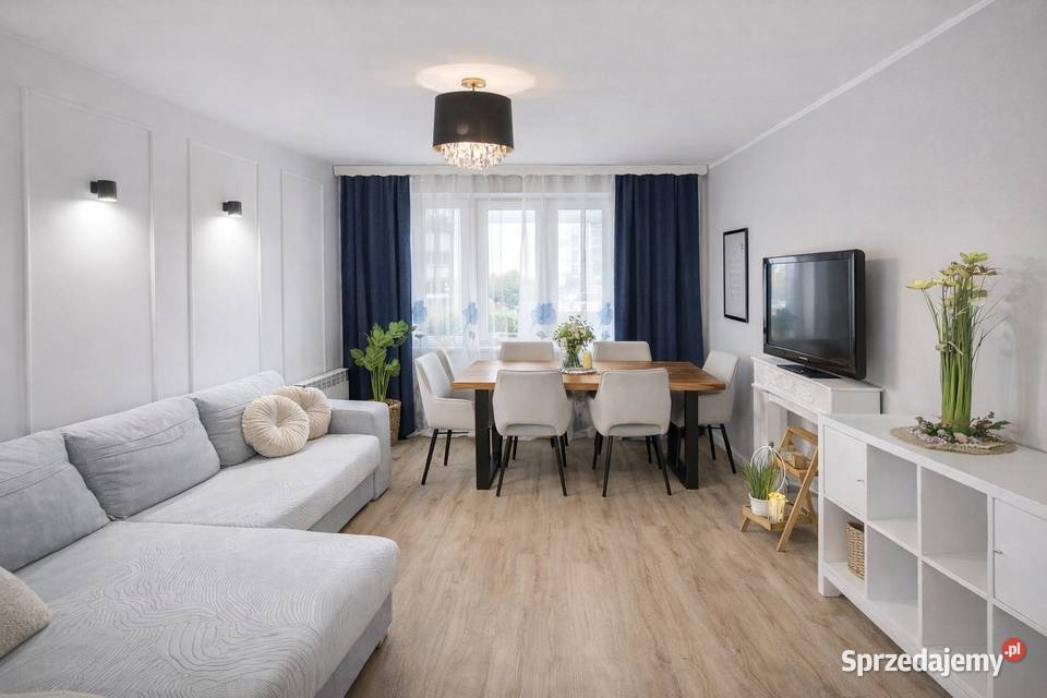 Piękne 3 pokoje remoncie balkon widok Os parter