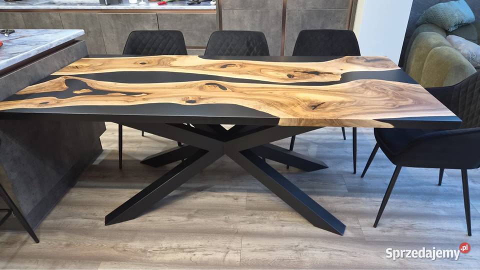 Stoliki i stoły z żywicą Loft Kraków