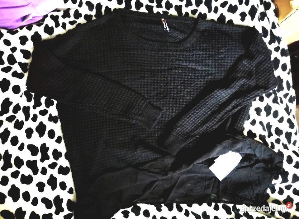 YORKER sweter Z falbanką ANGORĄ Oversize Leszno
