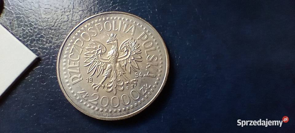 Stare monety 20 000 1994 Związek Inwalidów Lesko