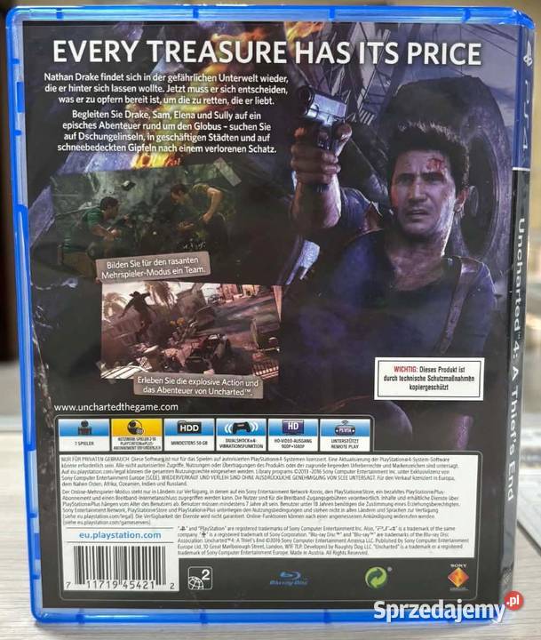 Gra 4 Uncharted 4 warmińsko-mazurskie Elbląg