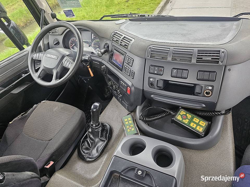 DAF CF 370 MANUAL 13T SYSTEM bramowiec 4x2 2016