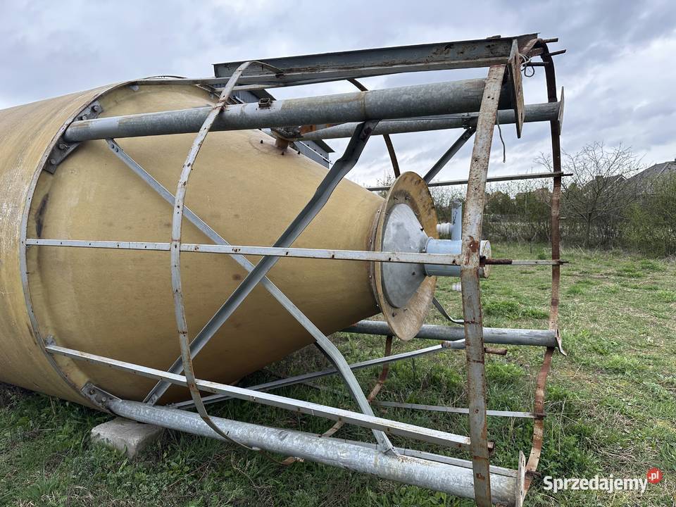 Silos paszowy Zbiornik na zboże granulat 40 m3 Paterek