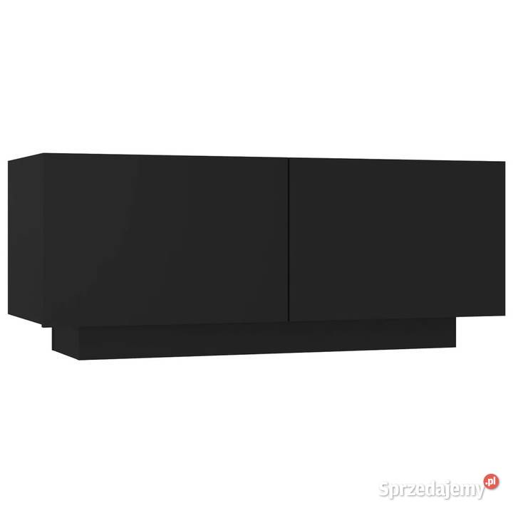 Szafka pod TV czarna 100x35x40 materiał Warszawa
