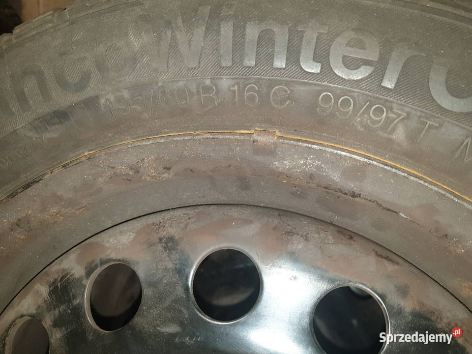 Felgi stalowe VWopony Continental Vanco Winter Dobre Miasto