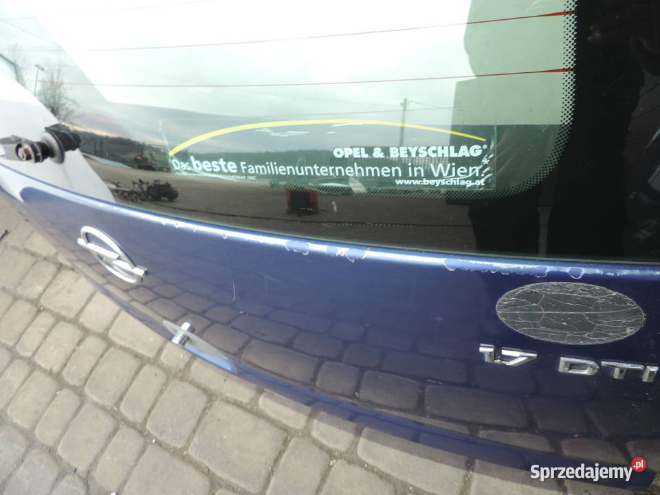 OPEL MERIVA A KLAPA BAGAŻNIKA TYŁ TYLNA 21B