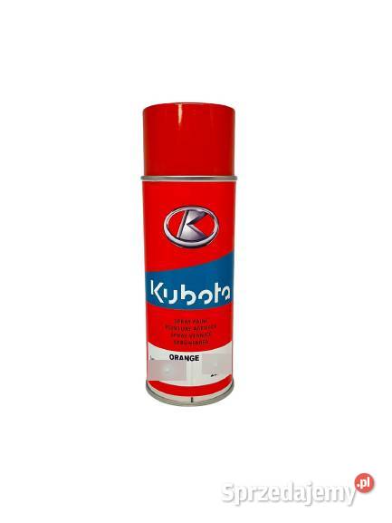 Oryginalny lakier w sprayu do maszyn Kubota M4 Do ciągników