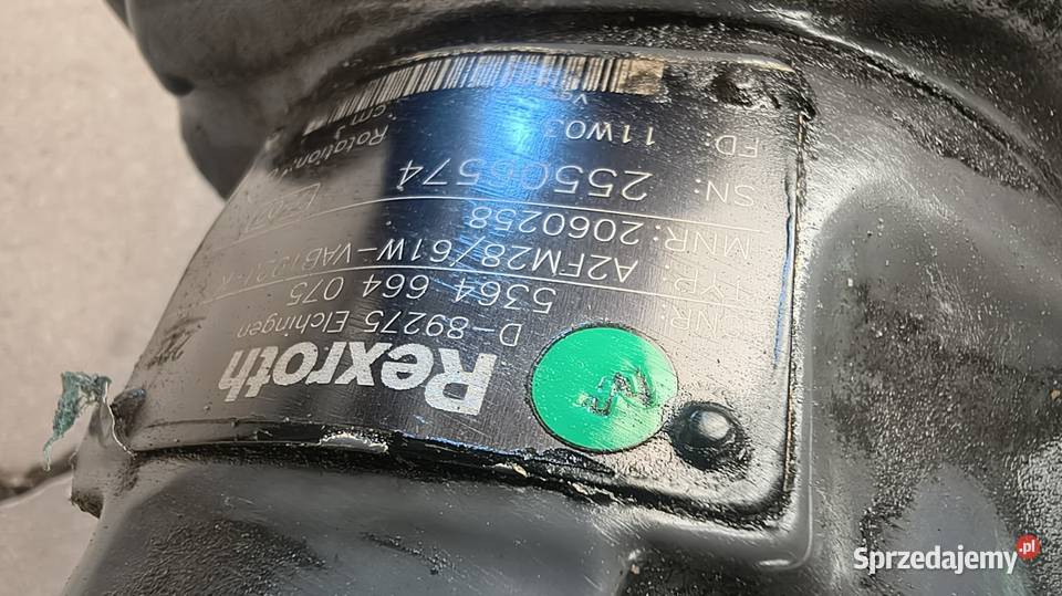 Pompa Silnik Obrotu Hydrauliczny Terex TW110 Staszów