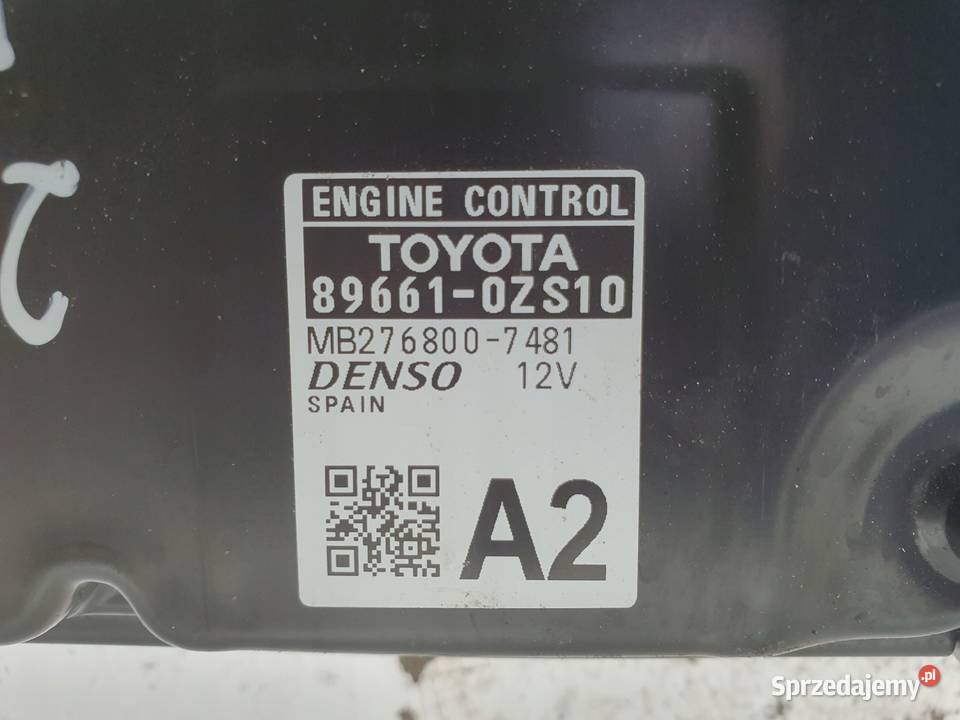 Toyota Corolla XII E21 18 H STEROWNIK SILNIKA osobowe lubelskie Chełm
