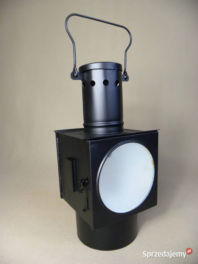 Stara lampa latarnia naftowa kolejowa Legnica