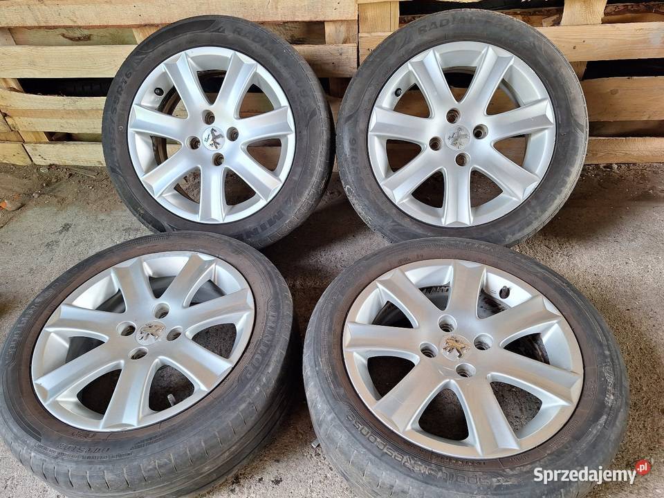 Alufelgi 4x108 16 ET27 PEUGEOT 207 307 1007 kujawsko-pomorskie Choceń