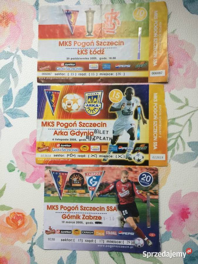1170 Bilety Pogoni Szczecin 2005 R