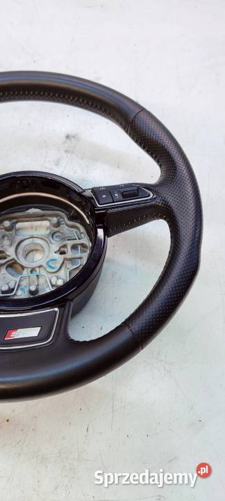 KIEROWNICA S LINE SKÓRA MULTIFUNKCJA AUDI A1 8X Części samochodowe Przystajń